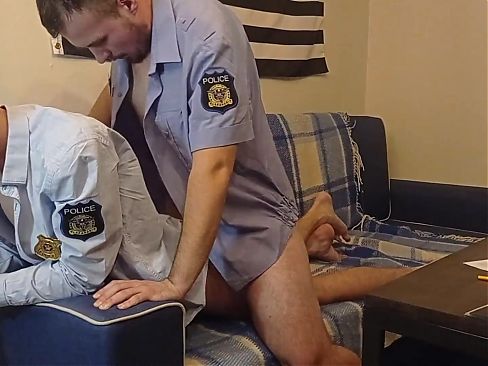 Romping at the police station