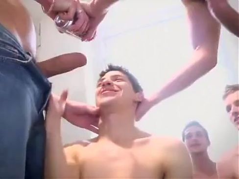 Superb school boyz having a naked gang-romp soiree